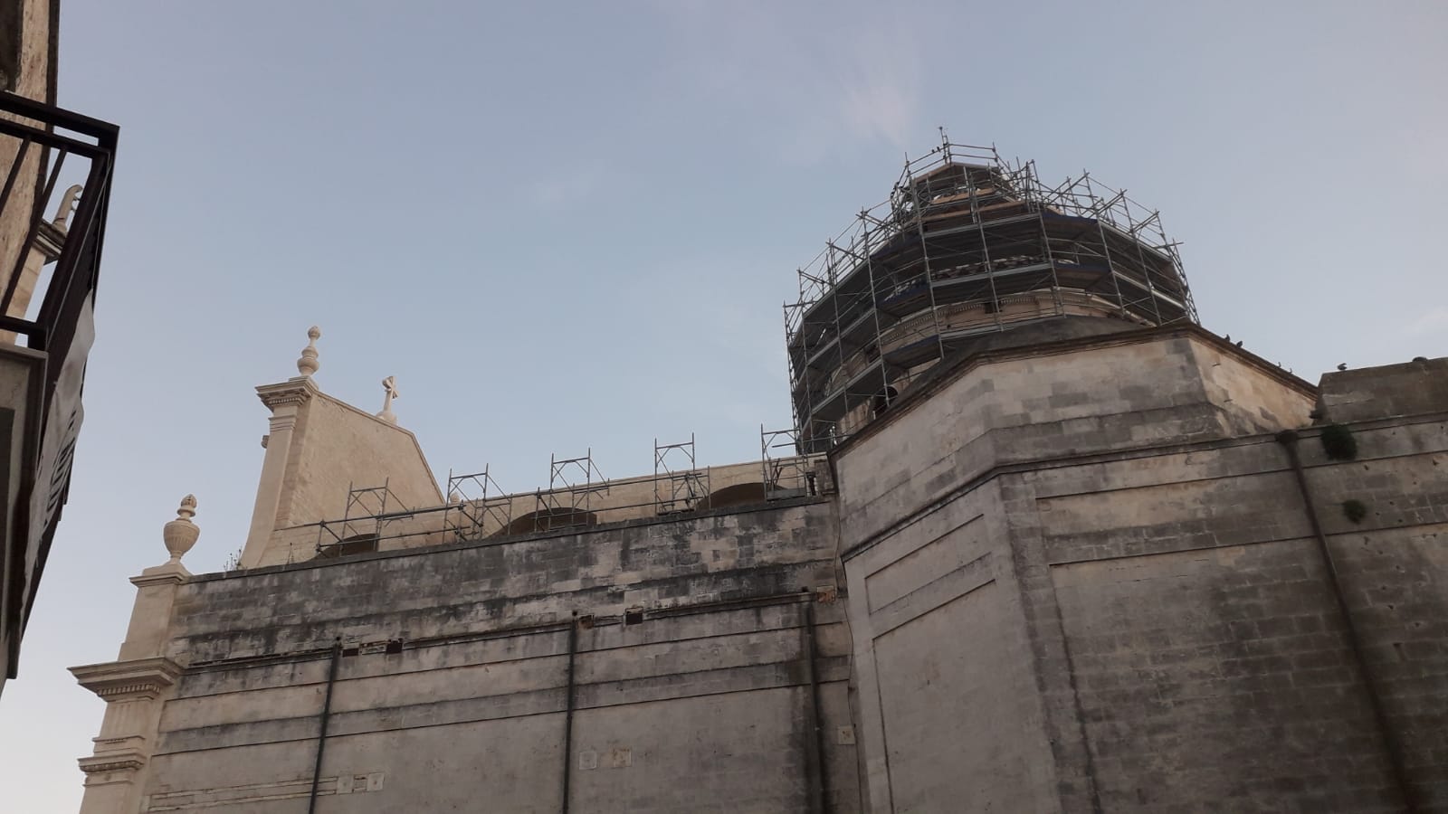 I lavori di restauro alla chiesa di San Rocco di Ceglie Messapica