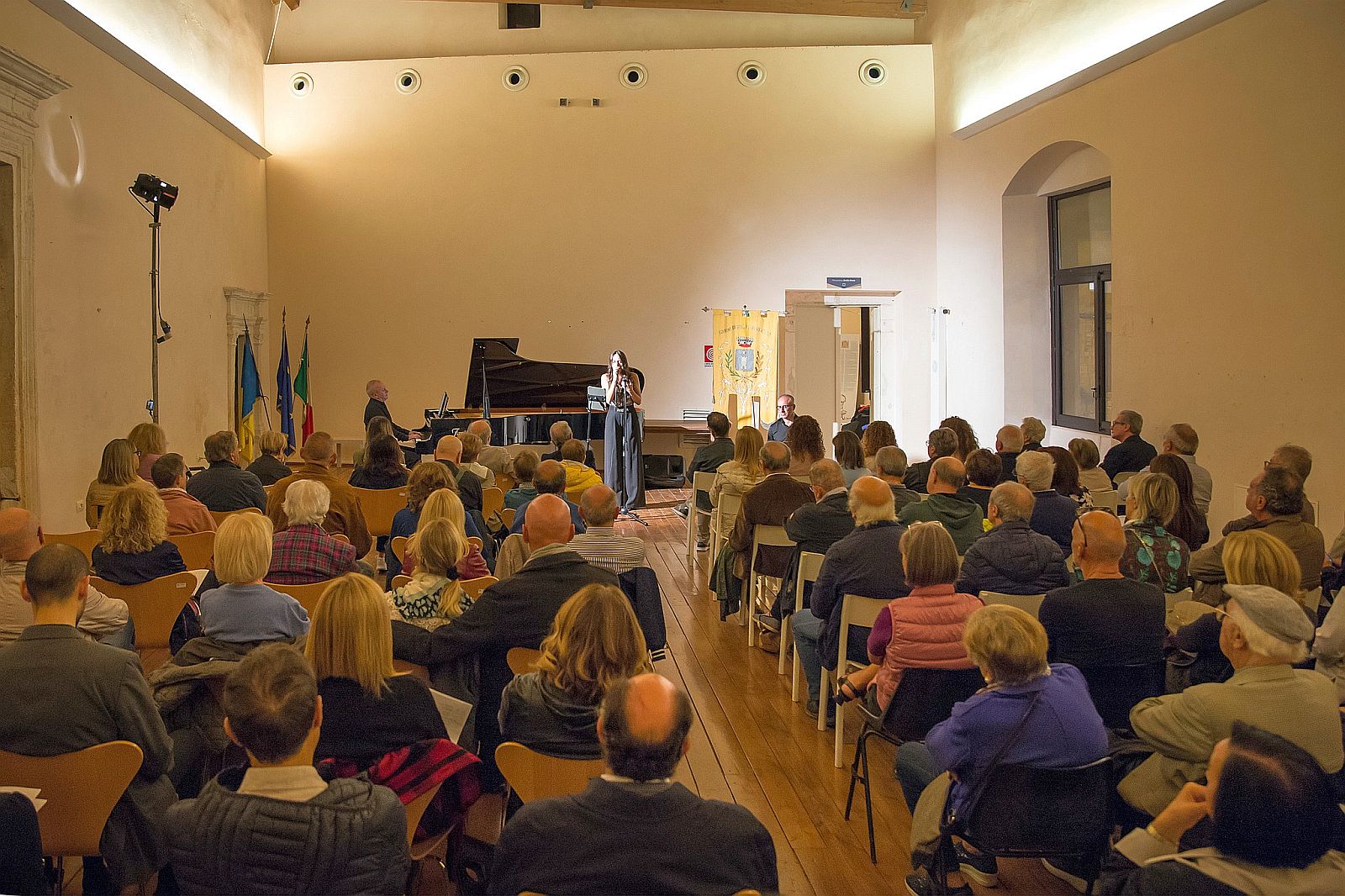 Un concerto dell'associazione musicale Caelium. Massimo Gianfreda riconfermato alla presidenza