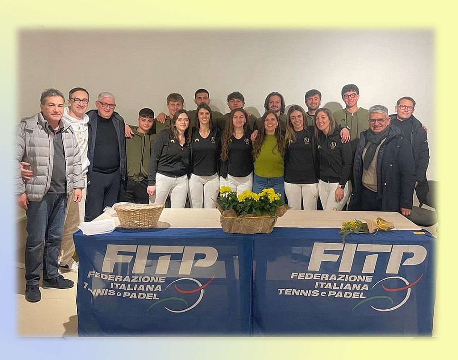 La presentazione dei campionati e delle squadre maschile e femminile del Circolo Tennis di Ceglie